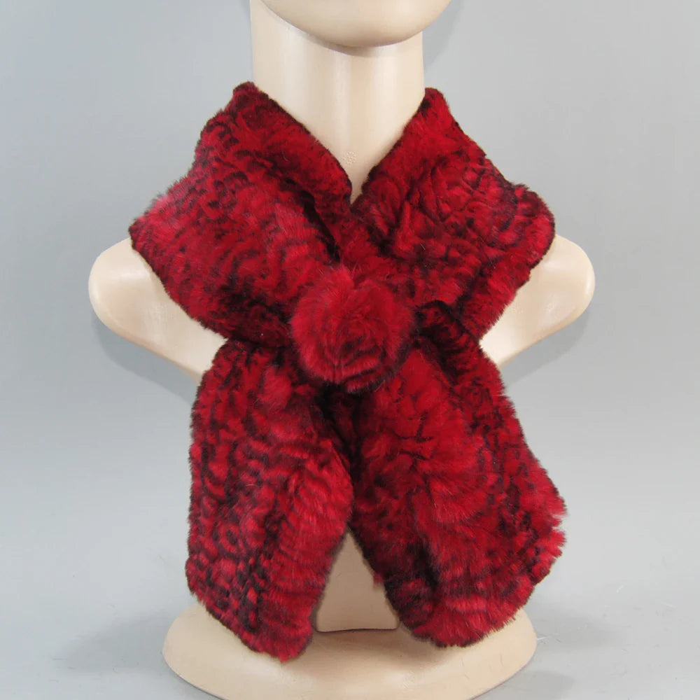 Winter Women's Faux Fur Hats And Scarves