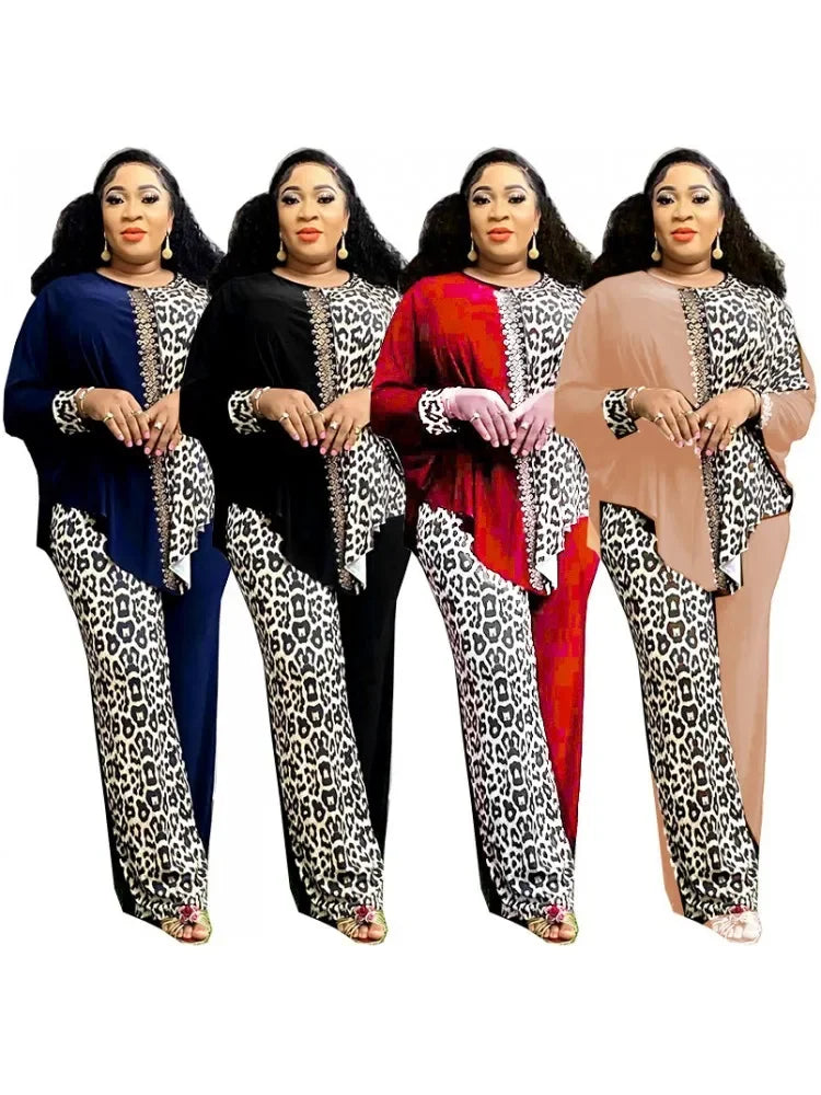 Women's Two Sets Dashiki African Dress
