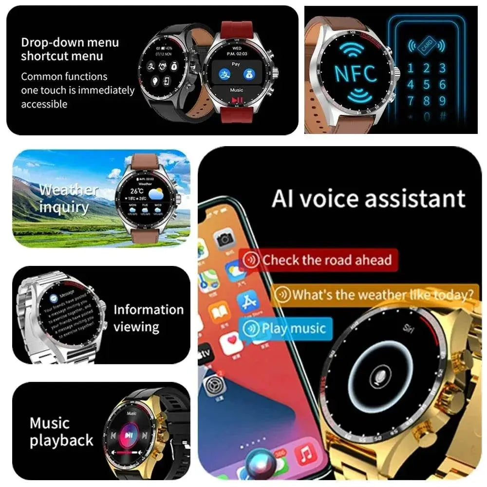 BluetoothCall Compass Smart Watch