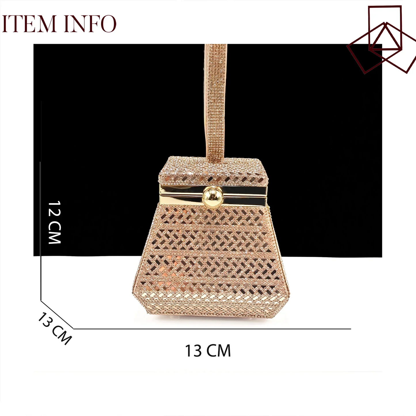 Fashionable Women's Rhinestone-encrusted Party Shoes And Special bag