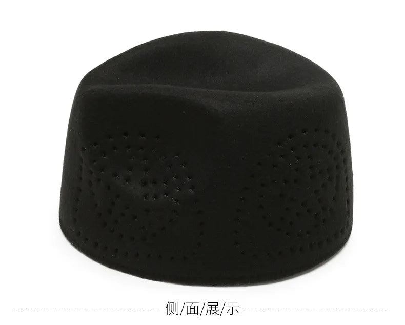 Eid Prayer Muslim Caps for Men Women Spring Summer New Arrival Green Red Elegant Hats Turkey Fedoras Headmade Gifts Fashion Hat