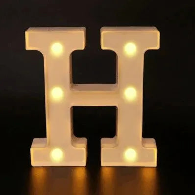 Alphabet LED Night Lights Number Letter Lamp 16cm