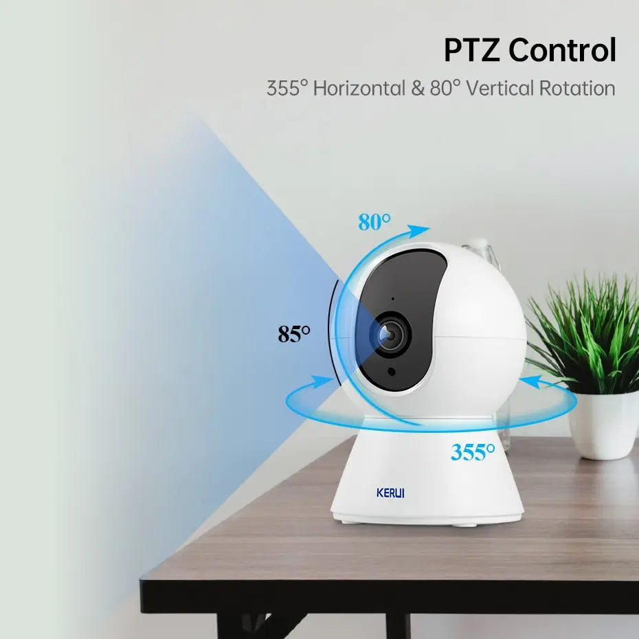 Indoor Wireless Home Security AI Human Detect camera
