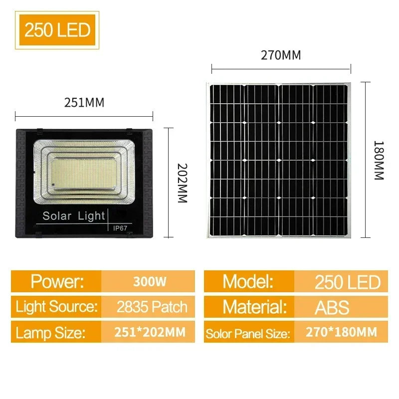 Solar Flood Lights Outdoor  with Remote Control