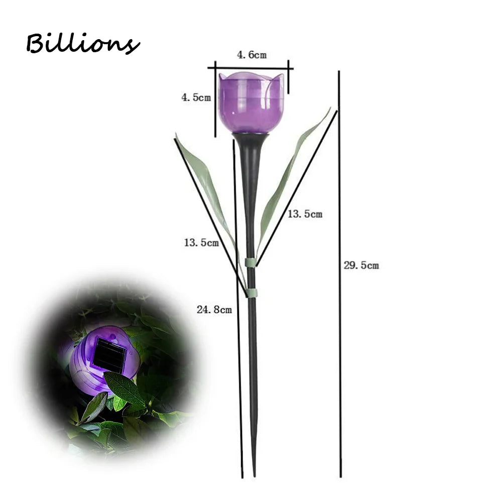 Solar Powered LED Owl Animal Home Artificial Flowers Garden Lights Waterproof