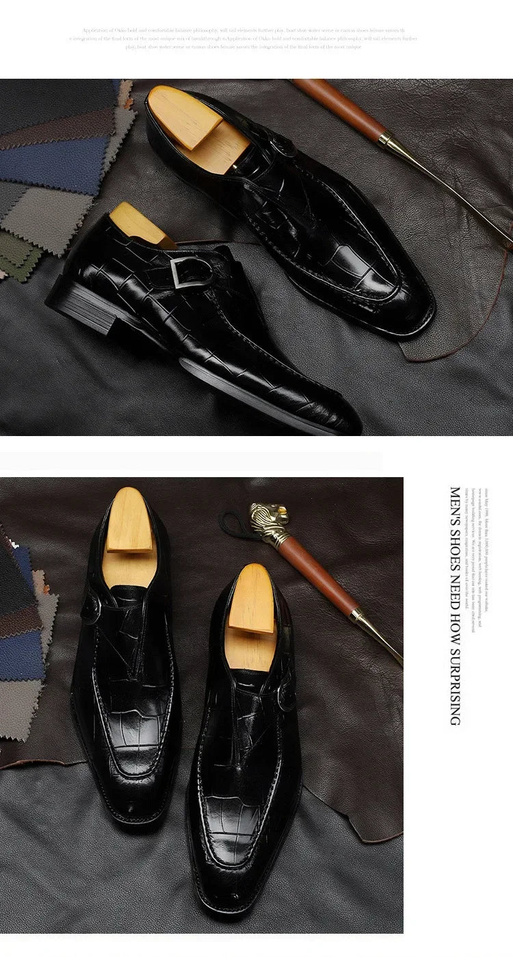 Fashion Men's Oxford Shoes 2024 Men's Formal Shoes Comfortable Wear-resistant Non-slip Male Office Shoe Zapatos De Vestir Hombre
