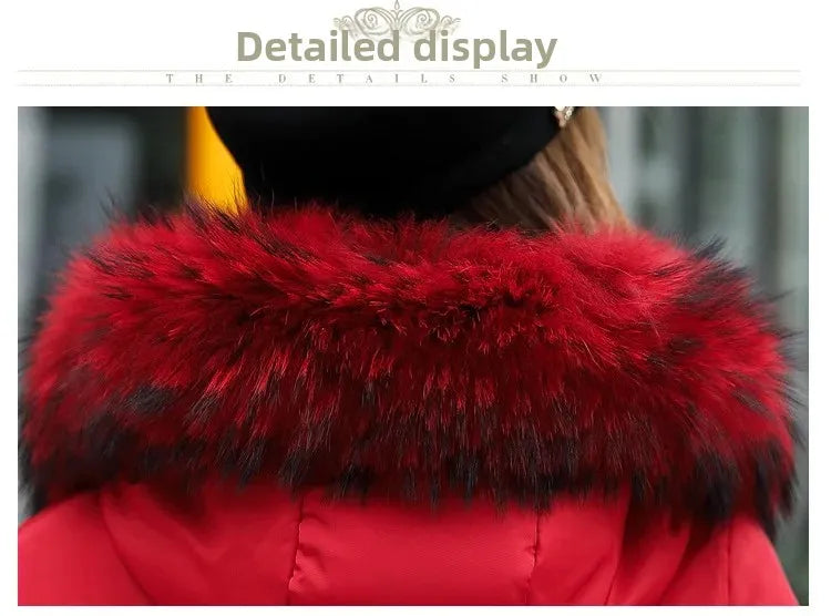 Women's Long down Hooded Jacket