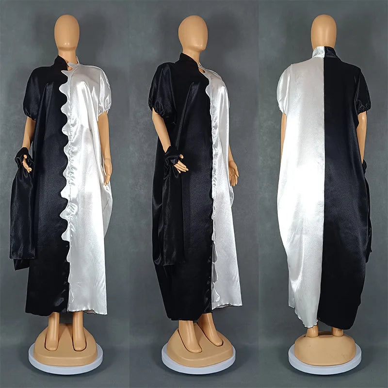 2025 African Dresses for Women Traditional Africa Clothing Dashiki Ankara Outfits Gown Abayas Robe Muslim Kaftan Maxi Long Dress