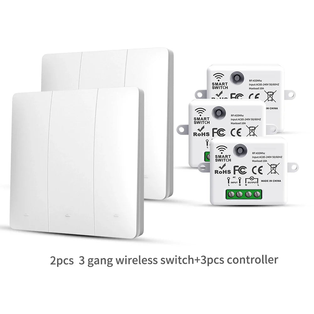 Smart Home Wireless 433mhz Light Switch