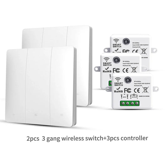 Smart Home Wireless 433mhz Light Switch