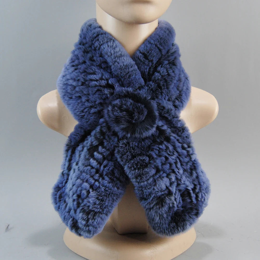 Winter Women's Faux Fur Hats And Scarves