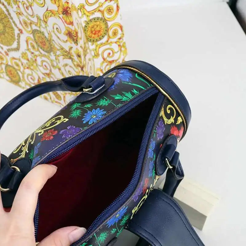 Large-capacity Women's Boston Barrel Handbags