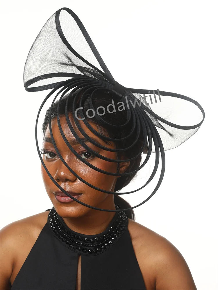 Fascinator Hat For Women Elegant Wedding Church Headpiece Ladies Chic Bow Fascinators Party Hats New Kentucky Derby Millinery