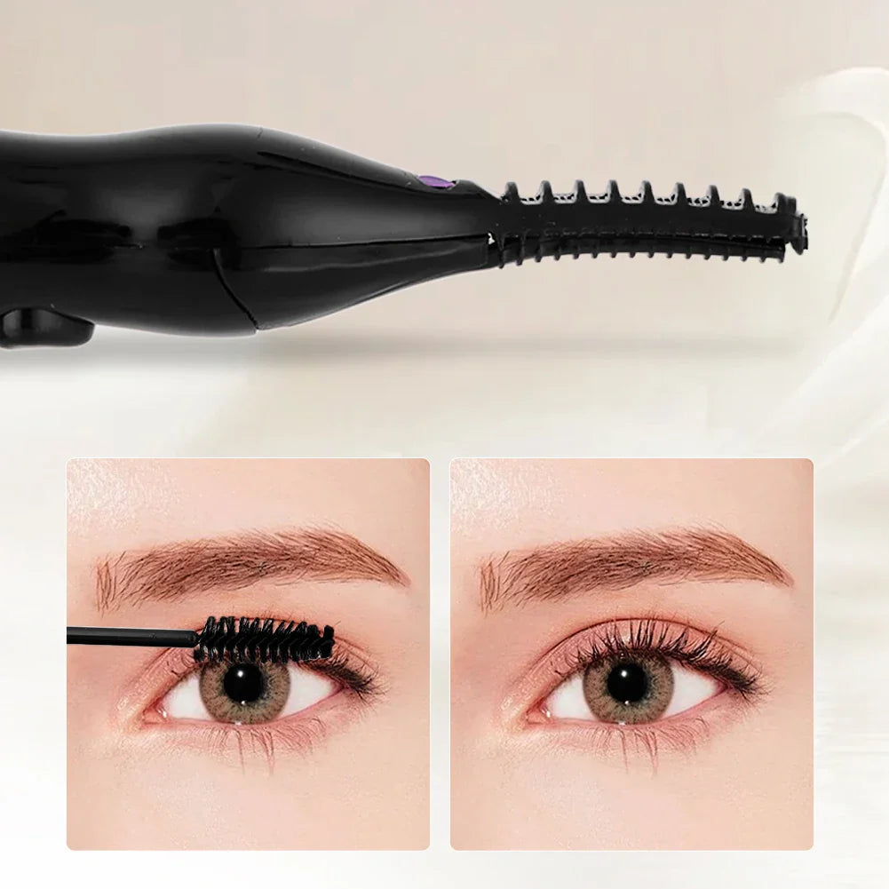 Portable Eyelash Curler USB Rechargeable Quick Heating Natural Curl Eyelash Curler for Quick Natural Curling Eye Lashes