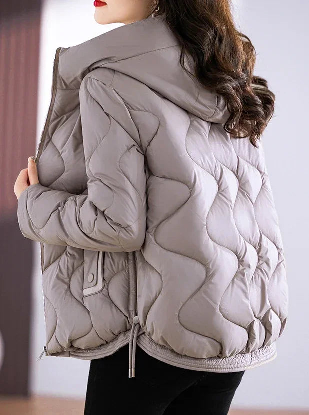 Winter Women Outerwear Hooded Cotton Parkas