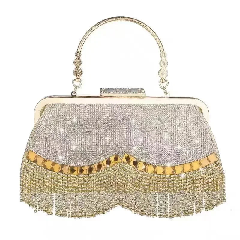 Hand for Wedding Party Banquet Diamond Clutch Bag Ladies Luxury Party Evening Bag Fashion Wedding Bridal Dress Bag
