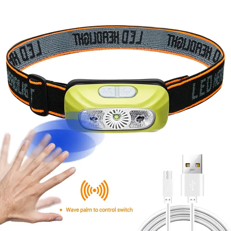 USB Head Flashlight