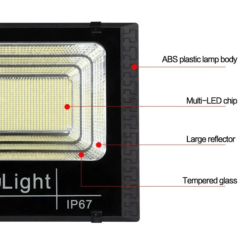 Solar Flood Lights Outdoor  with Remote Control