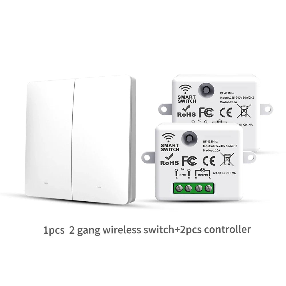 Smart Home Wireless 433mhz Light Switch