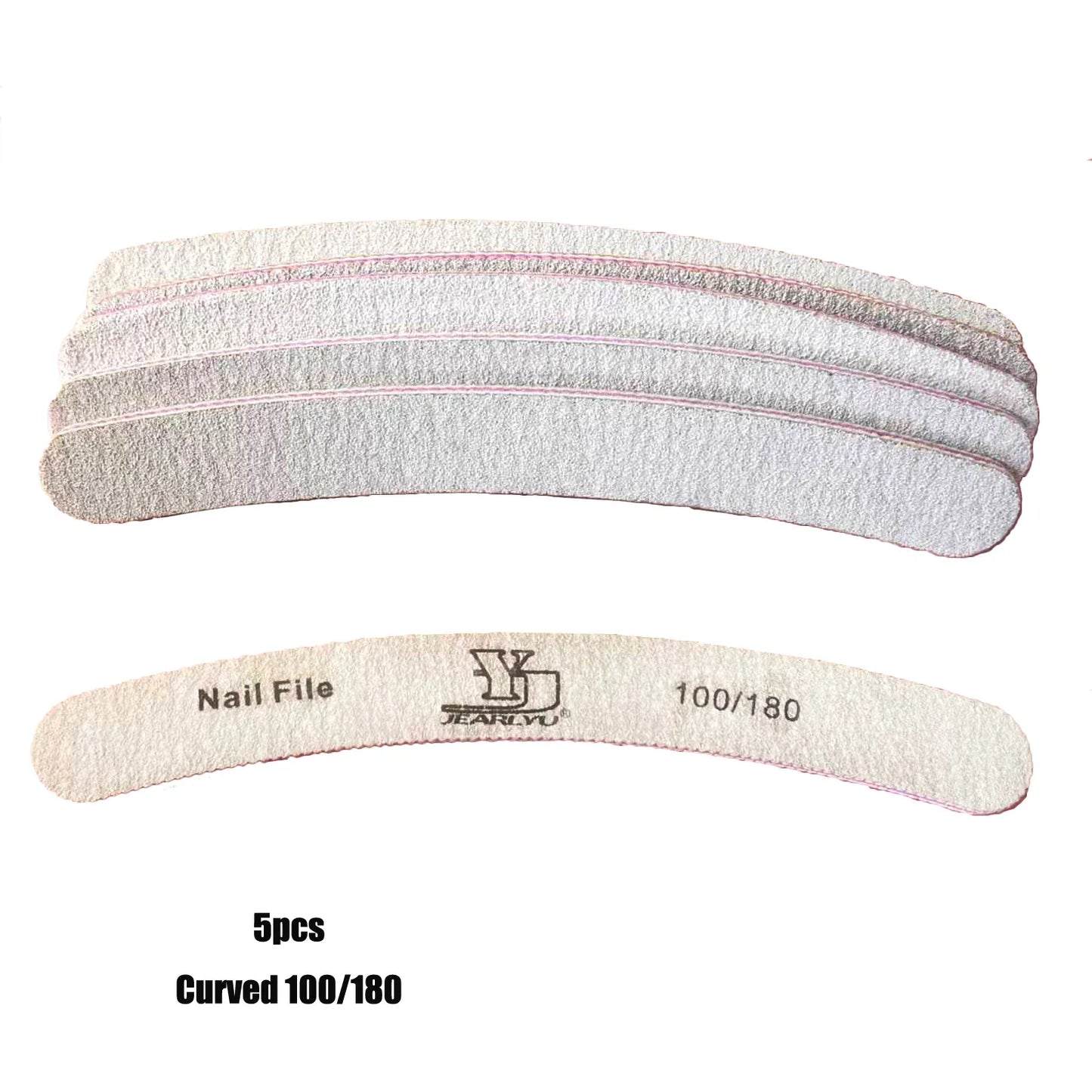 5/25Pcs/Lot Nail File Mix Color 80/100/150/180/240 Grit Professional Sandpaper Cuticle Remover Buffer Files Manicure Tool Set