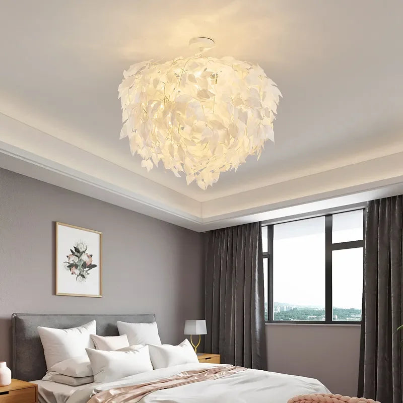 Feather Round Led Lamp