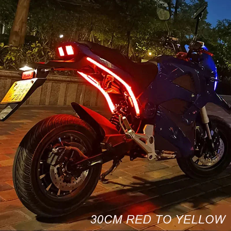 2pcs Motorcycle Turn Signal Lights LED Daytime Running Lights