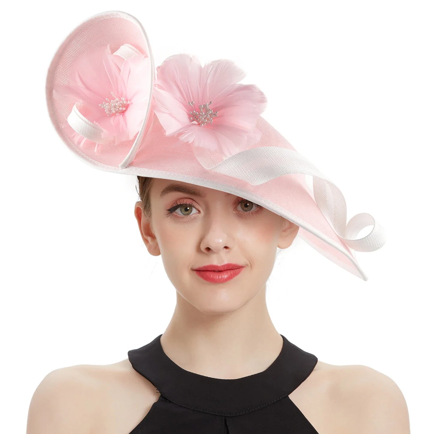 Christmas Sinamay Fascinator Perfect Wedding Hat Unique Derby Party Hat Fashion Church Hats Bride Headband Fascinators for Women