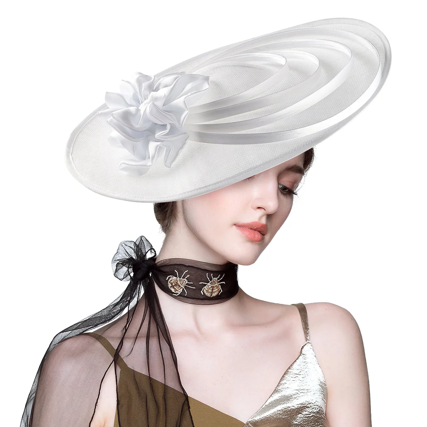 Fancy Christmas Sinamay Fascinator Perfect Wedding Hat Unique Derby Party Hat Fashion Top Church Hats Bride Fascinators Female