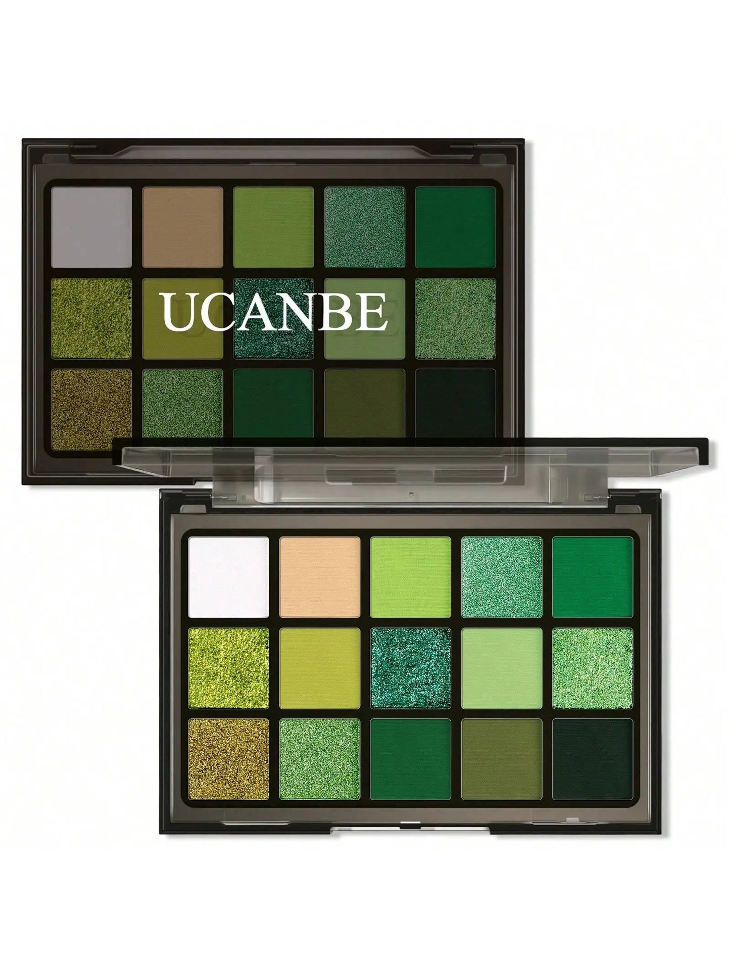 UCANBE 15 Shades Eyeshadow Palette Purple Chameleon Shimmer Glitter Matte Matellic Eye Shadow Makeup Palette Halloween Makeup