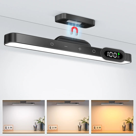 Rechargeable LED Mirror & Cabinet Light Bar – 3 Color, Dimmable, Magnetic, Remote Control
