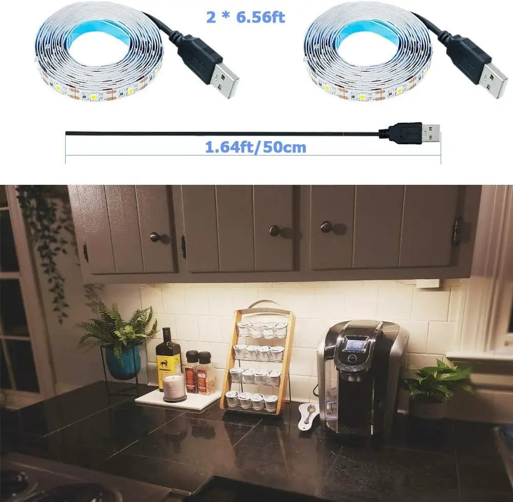 White Warm White LED Strip Light
