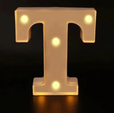 Alphabet LED Night Lights Number Letter Lamp 16cm