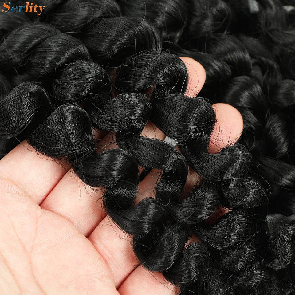 3 Packs Wand Curl Jamaican Bounce Crochet Hair 8inch T Purple 27 30 350 Bug Ombre Blonde Synthetic Jumpy Wand Curly Hair 60Roots