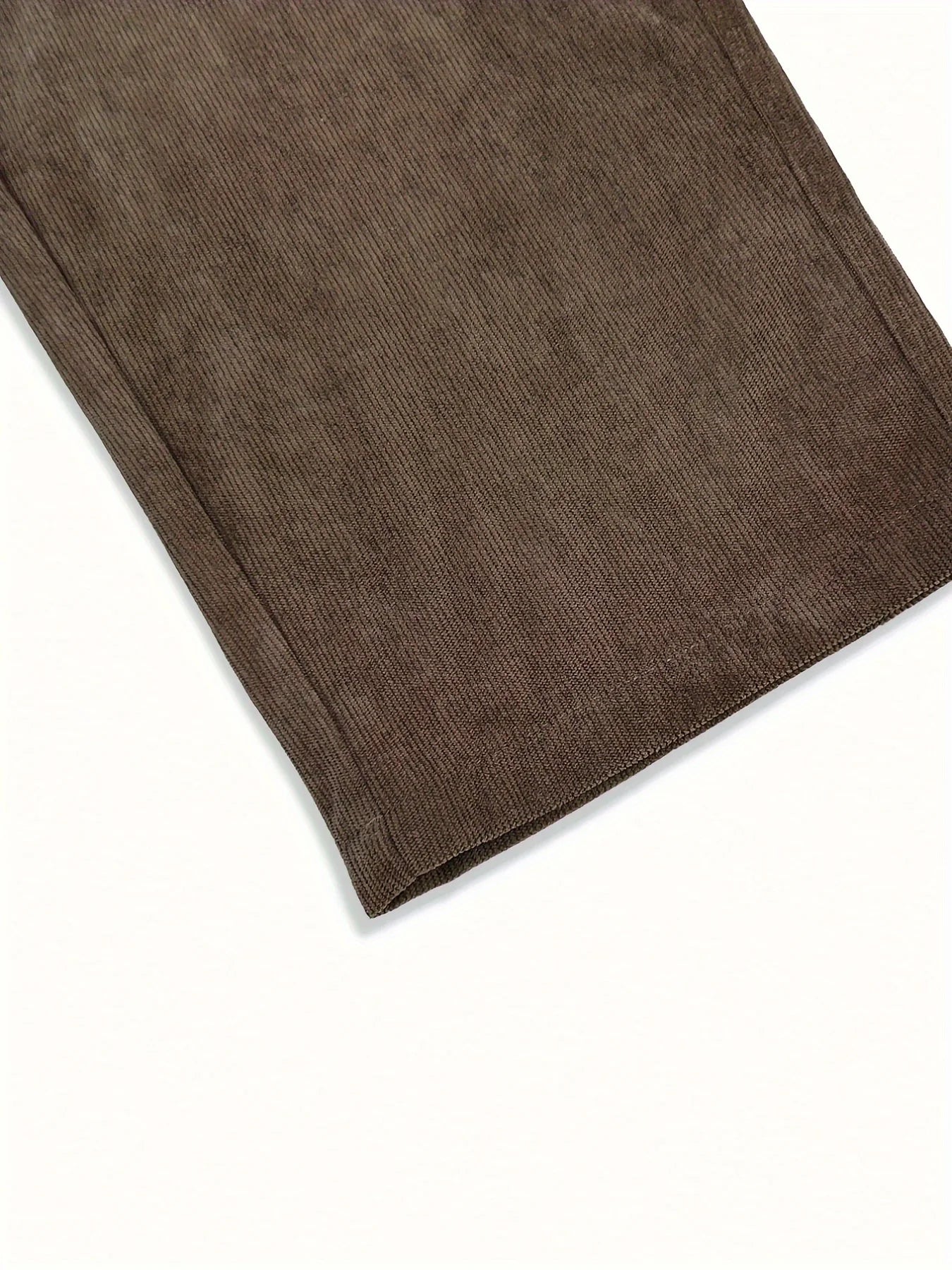 Men’s Corduroy Loose Fit Pants – Elastic Waist