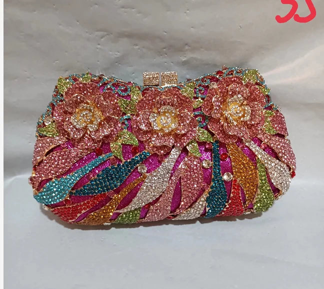 Women's Diamond Rhinestones Evening Clutch Bags