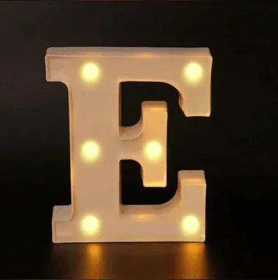 Alphabet LED Night Lights Number Letter Lamp 16cm