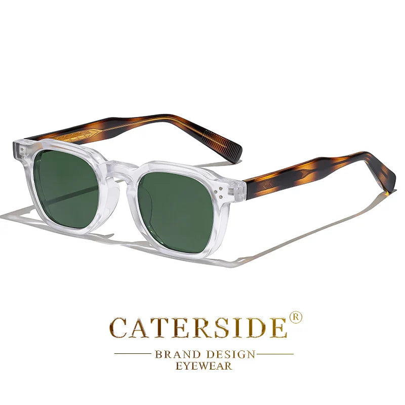 Retro Punk Men Sunglasses Small Frame Square Personalized Design Sun Glasses Women Travel Party Business Festival Gift