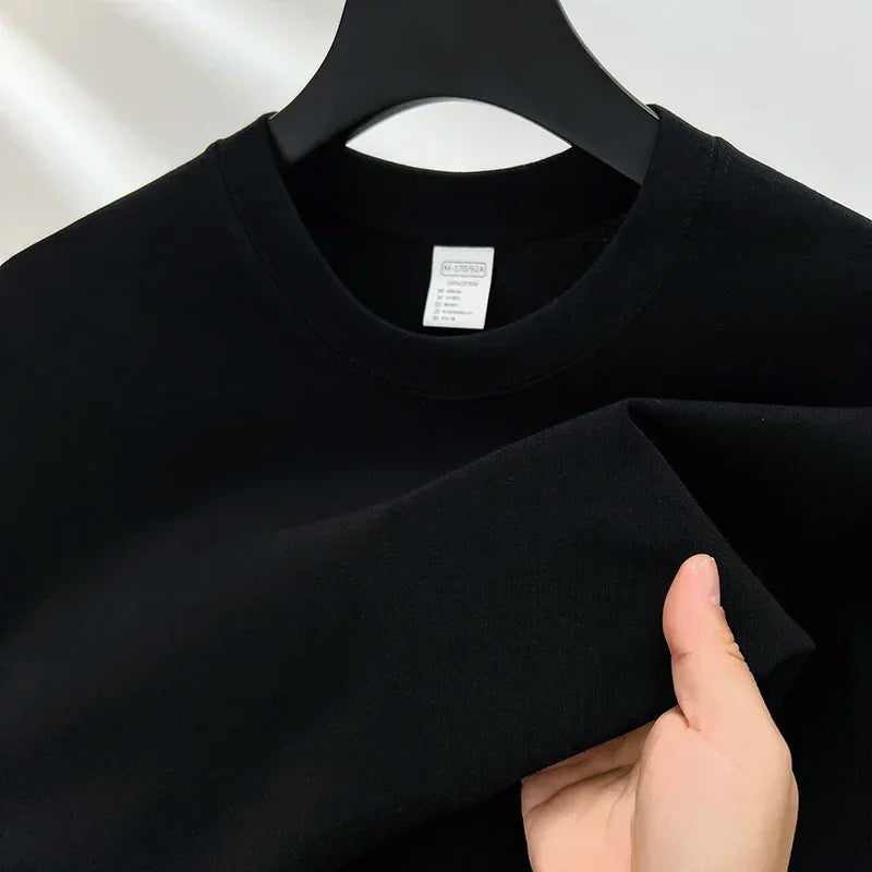 Men’s 100% Cotton Classic T-Shirt – Short Sleeve Crew Neck