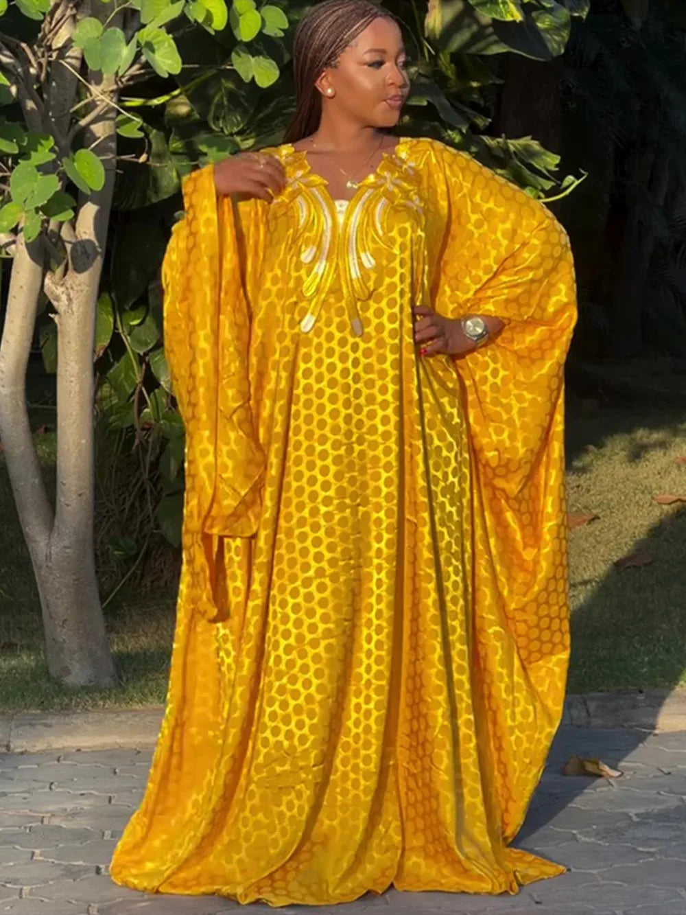 Women's Dubai Luxury African Muslim Kaftan Evening Party Dresses
