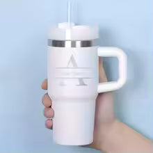 Personalised Pet Parent Travel Tumbler with Straw – 400ml Stainless Steel Cup