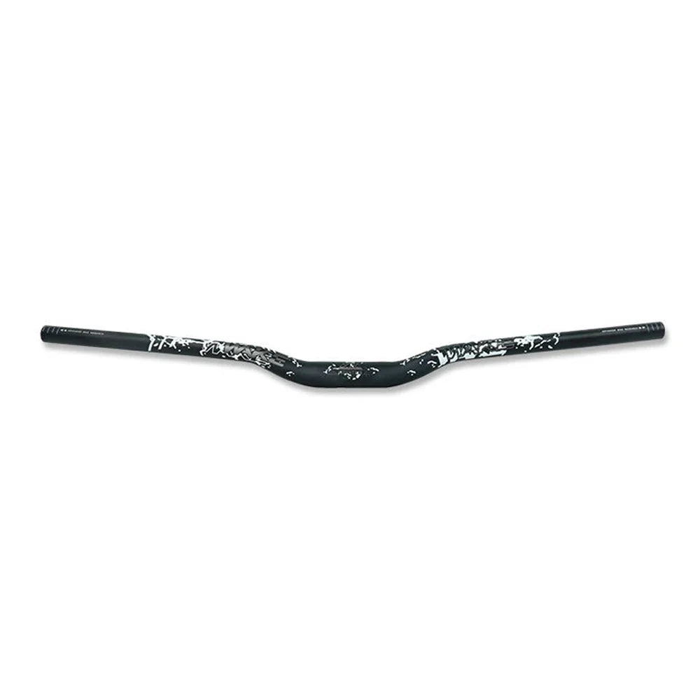 31.8MM Mountain Bike Handlebar Aluminum Alloy Bicycle Riser Handlebar 30MM Rise 780MM Wide Bicycle Bar with Paint Matte Surface