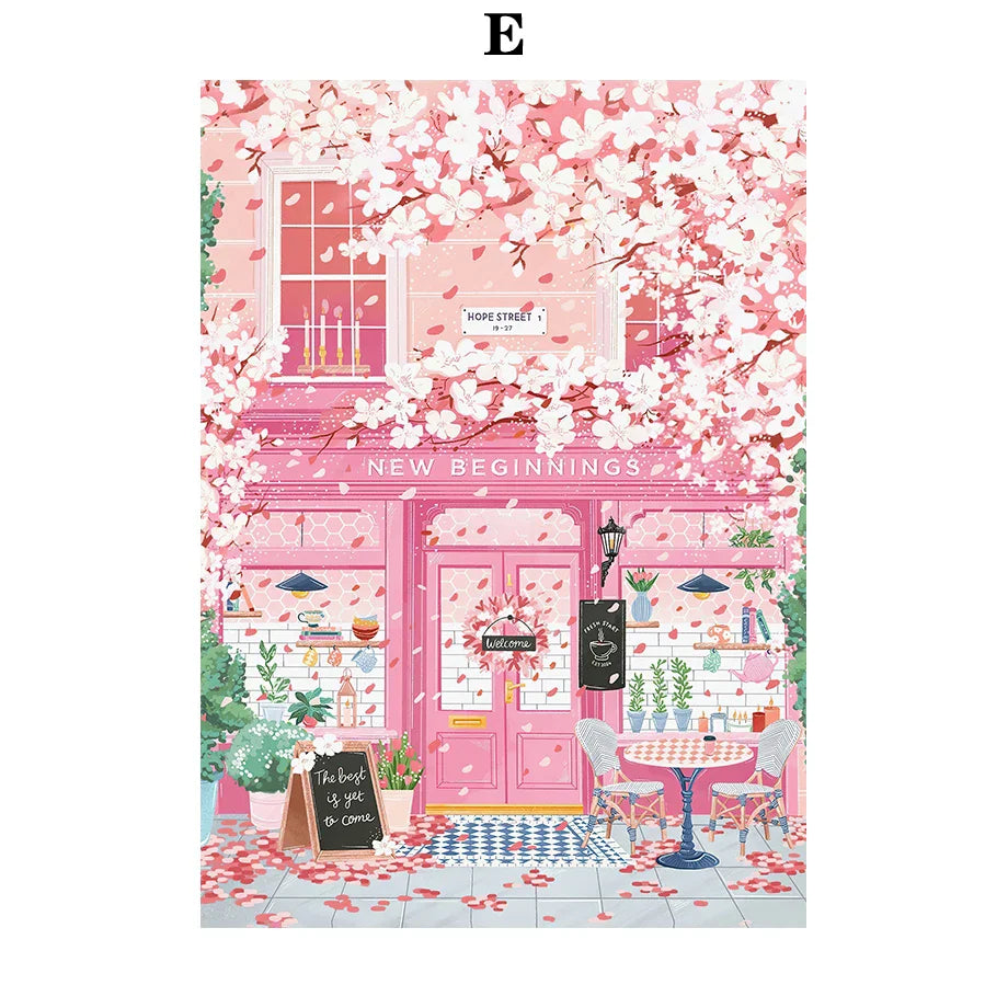 Urban & Travel Poster Wall Art – Hot Air Balloon & City Prints
