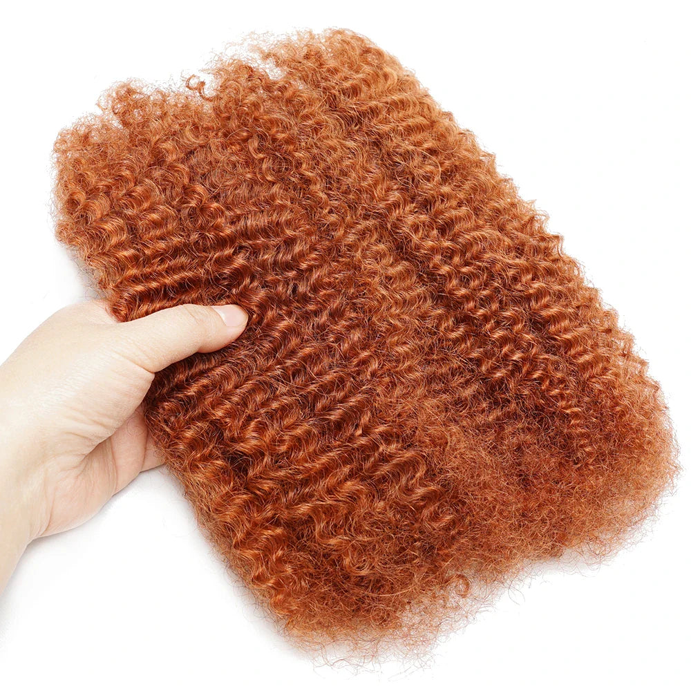 50gram Bulk Hair For Braiding Afro Kinky Curly Remy Human Hair Extensions no Wefts for Mini Twists Braids 10-22inches KissHair