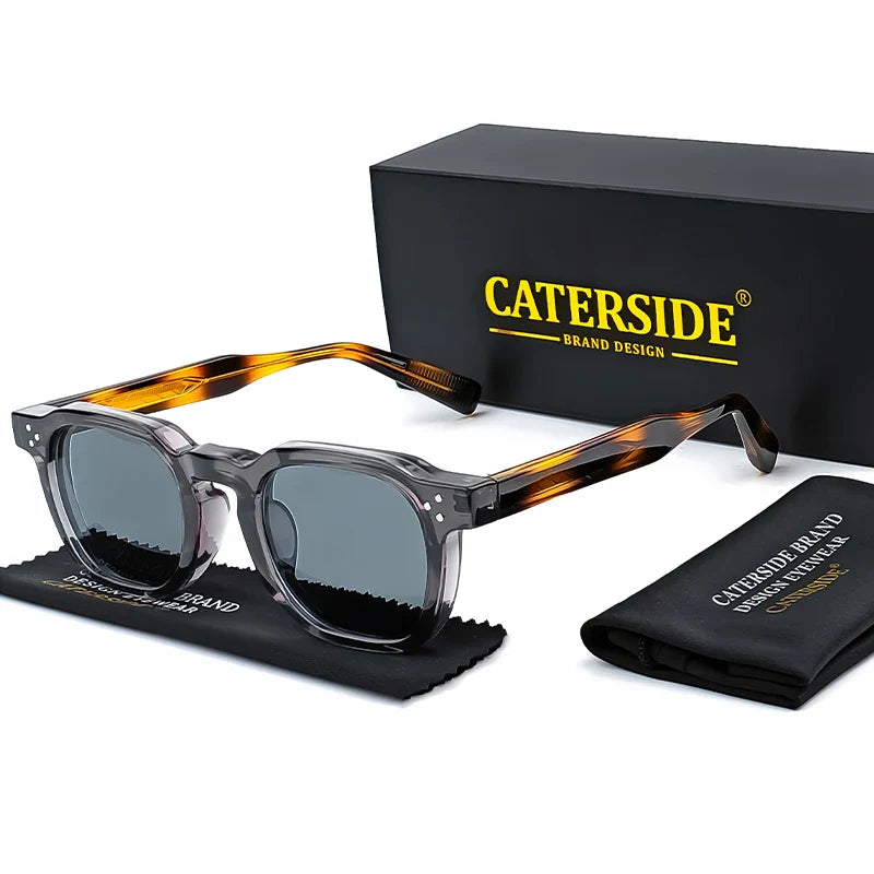 Retro Punk Men Sunglasses Small Frame Square Personalized Design Sun Glasses Women Travel Party Business Festival Gift