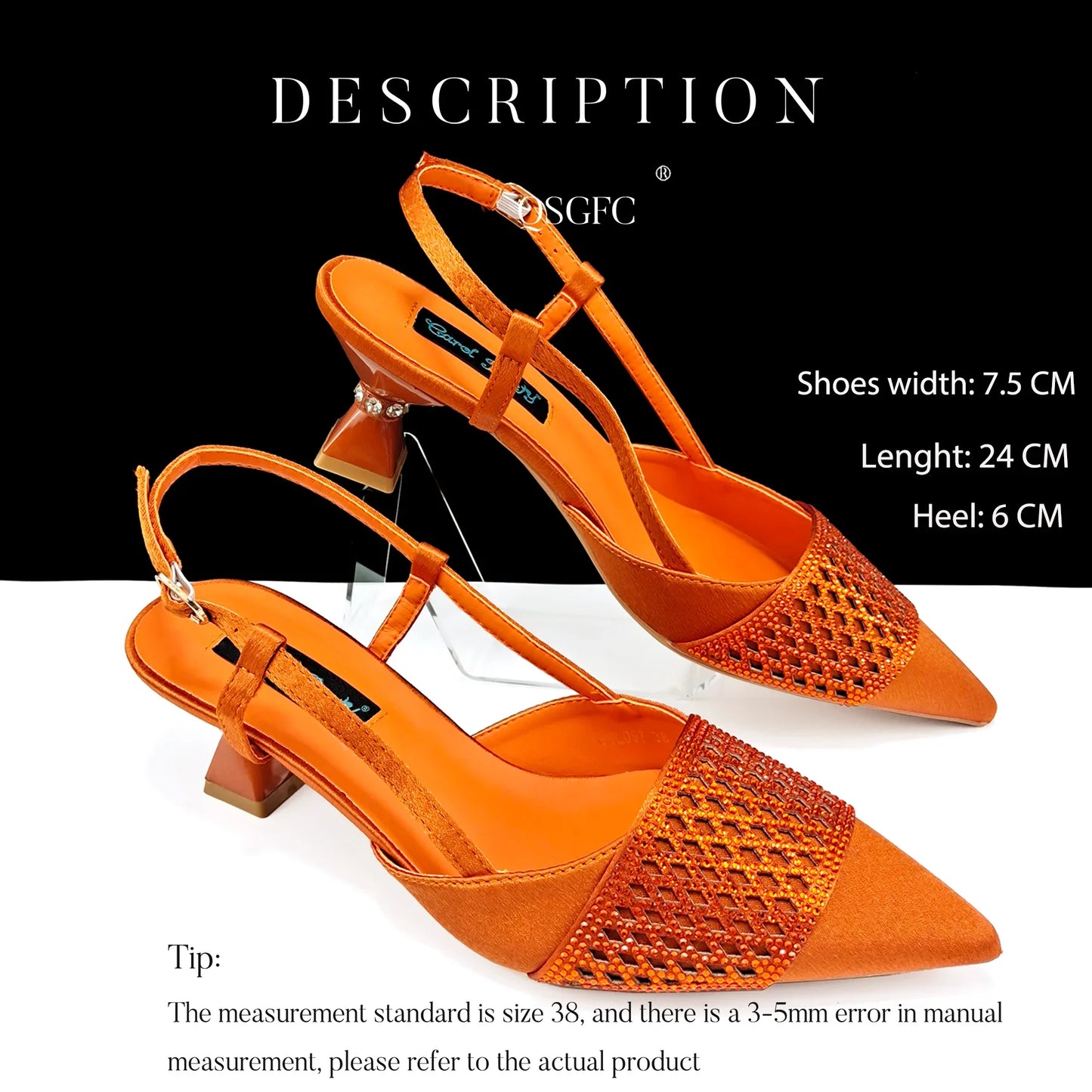 Fashionable Women's Rhinestone-encrusted Party Shoes And Special bag