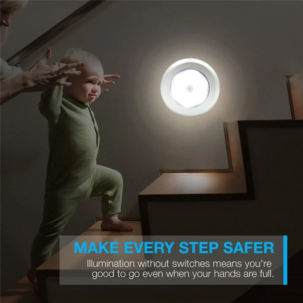 Motion Sensor Night Light 6LED LED Human Body Induction
