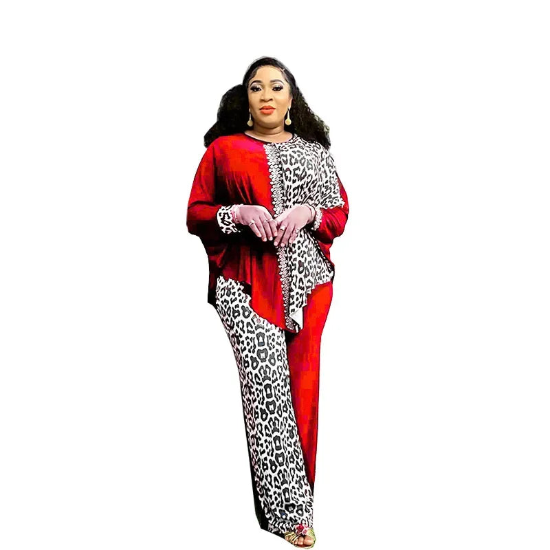 Women's Two Sets Dashiki African Dress