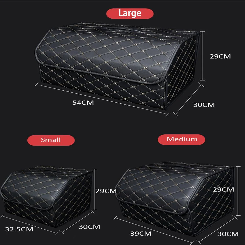 Multipurpose Collapsible Car Trunk Storage Organizer