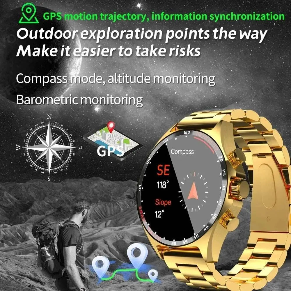 BluetoothCall Compass Smart Watch