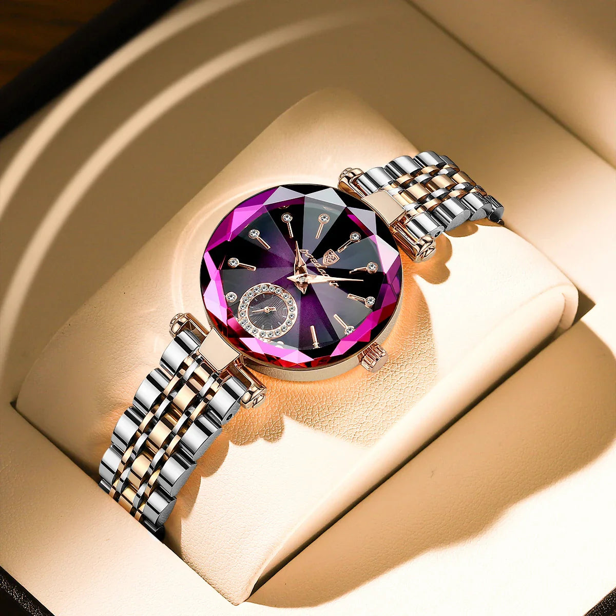 Luxury Elegant Ladies Wristwatch Waterproof Stainless Steel Watch for Woman Simple Casual Dress Women's Quartz Watches